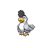 Squawkabilly (White Plumage) — mały pikselowy sprite w zwykłym ubarwieniu