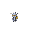 Gimmighoul (Roaming) — mały pikselowy sprite w zwykłym ubarwieniu