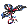 Floette (Mega) — mały pikselowy sprite w zwykłym ubarwieniu