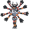 Barbaracle (Mega) — mały pikselowy sprite w zwykłym ubarwieniu