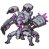Golisopod (Mega) — mały pikselowy sprite w zwykłym ubarwieniu