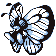 Butterfree w grze Red / Blue