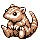 Sandshrew w grze Pokemon Blue