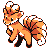 Vulpix w grze Pokemon Blue