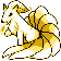 Ninetales w grze Red / Blue