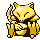 Abra w grze Pokemon Red