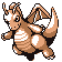Dragonite w grze Red / Blue