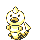 Weedle w grze Yellow