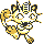Meowth w grze Yellow