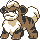Growlithe w grze Pokemon Yellow