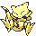 Abra w grze Pokemon Yellow