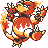 Magmar w grze Yellow