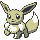 Eevee w grze Pokemon Yellow
