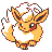 Flareon w grze Yellow