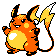 Raichu w grze Crystal
