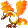 Moltres w grze Crystal