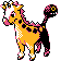 Girafarig w grze Crystal