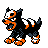 Houndour w grze Crystal