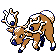 Stantler w grze Crystal