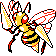 Beedrill w grze Gold