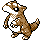 Sandshrew w grze Pokemon Gold