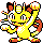 Meowth w grze Gold