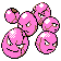 Exeggcute w grze Pokemon Gold