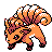 Vulpix w grze Pokemon Silver