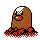 Diglett w grze Pokemon Silver