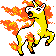 Rapidash w grze Pokemon Silver
