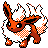Flareon w grze Silver