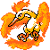 Moltres w grze Silver
