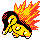 Cyndaquil w grze Pokemon Silver