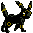 Umbreon w grze Silver