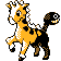 Girafarig w grze Silver