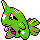 Larvitar w grze Silver