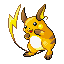 Raichu w grze Emerald