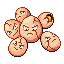 Exeggcute w grze Emerald