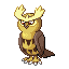 Noctowl w grze Emerald