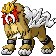 Entei w grze Emerald
