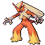 Blaziken w grze Emerald