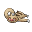 Slakoth w grze Pokemon Emerald