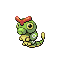Caterpie w grze Pokemon FireRed