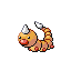 Weedle w grze Pokemon FireRed
