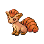 Vulpix w grze Pokemon LeafGreen