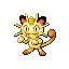 Meowth w grze Pokemon FireRed