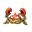 Krabby w grze Pokemon FireRed