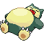 Snorlax w grze Pokemon FireRed