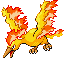 Moltres w grze Pokemon FireRed