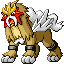 Entei w grze Ruby / Sapphire